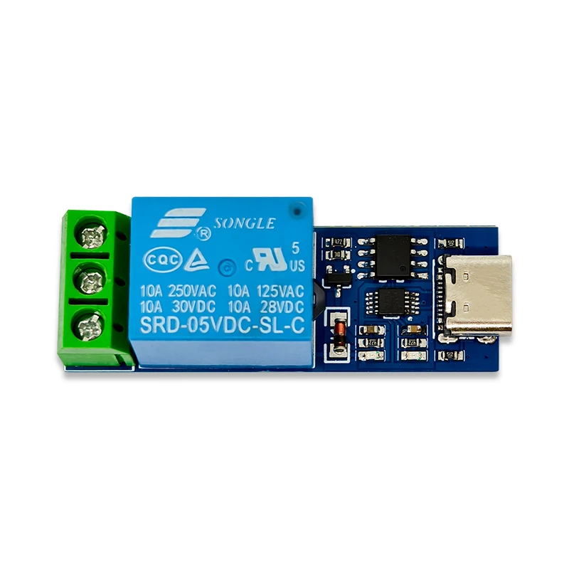 TYPE-C version LCUS-1 DC USB relay module computer serial port control switch