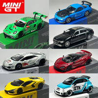 MINIGT 1:64 Porsche McLaren Lamborghini BMW Abarth Alloy Car Model 977 889 1046 996 870 886 985 789 740 967 1053 1081 987 1054