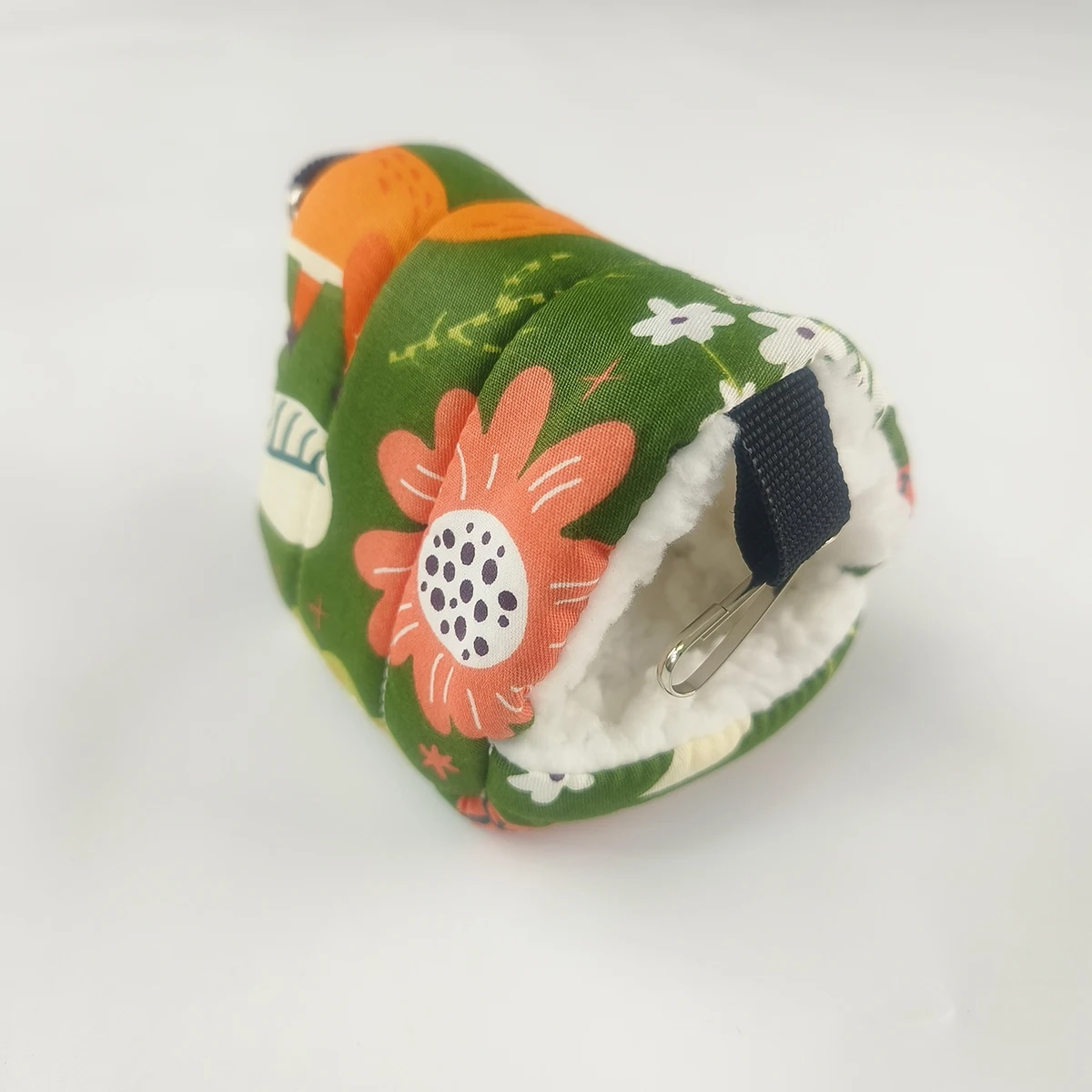 Papageien- und Hamsternest aus Isolierwatte, Vogelnest aus Fleece, Verdickt für den Winter, Beliebtes Kleintierzubehör für Papageien und Hamster – Detail 3
