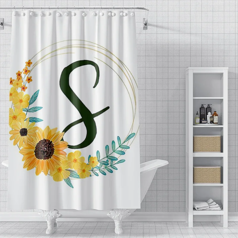 Home decor 26 letter shower curtains for bathroom waterproof fabric bathroom Curtains modern shower curtain 180x200 240x200