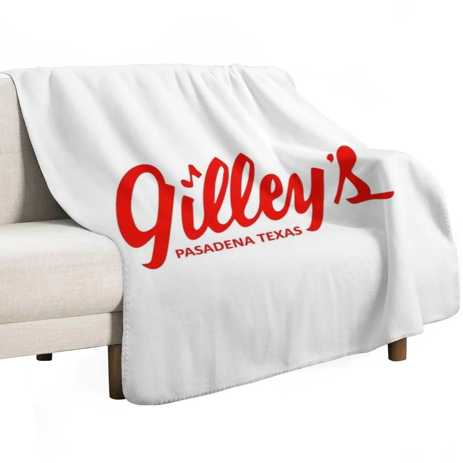 Funny Gilley's Design (Red Version) Throw Blanket Stylish Decor Blanket Gift for Friends Roommate
