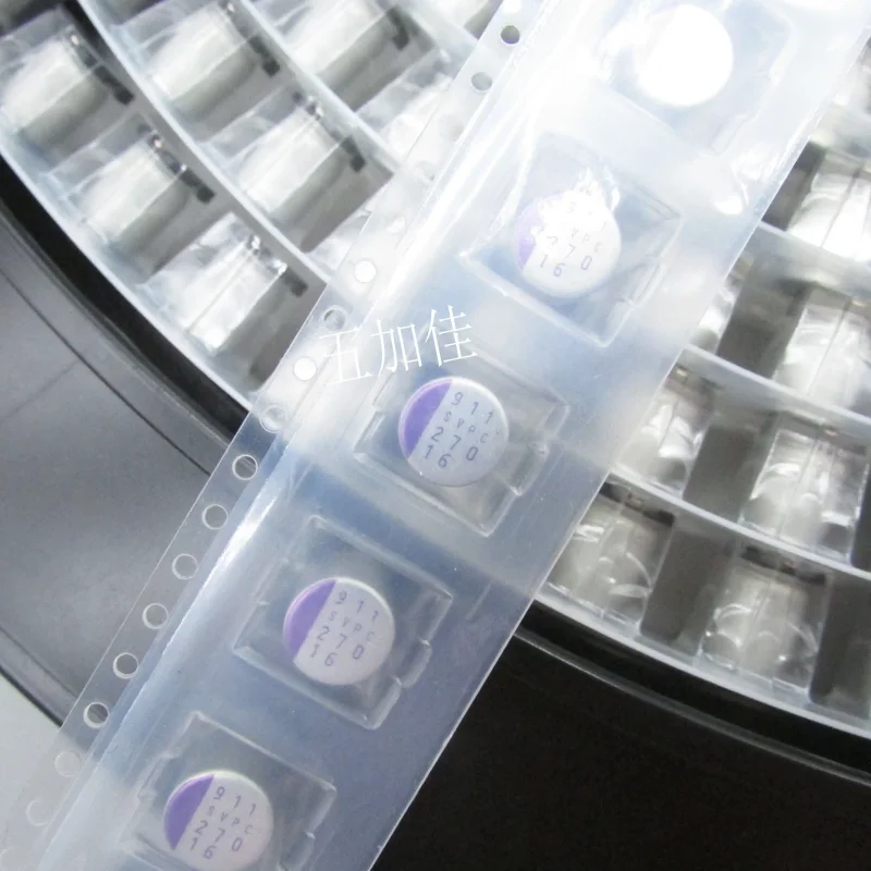 10-100pcs SVPC 16V270UF 8X12 Japanese brand new 16SVPC270M chip solid-state capacitor