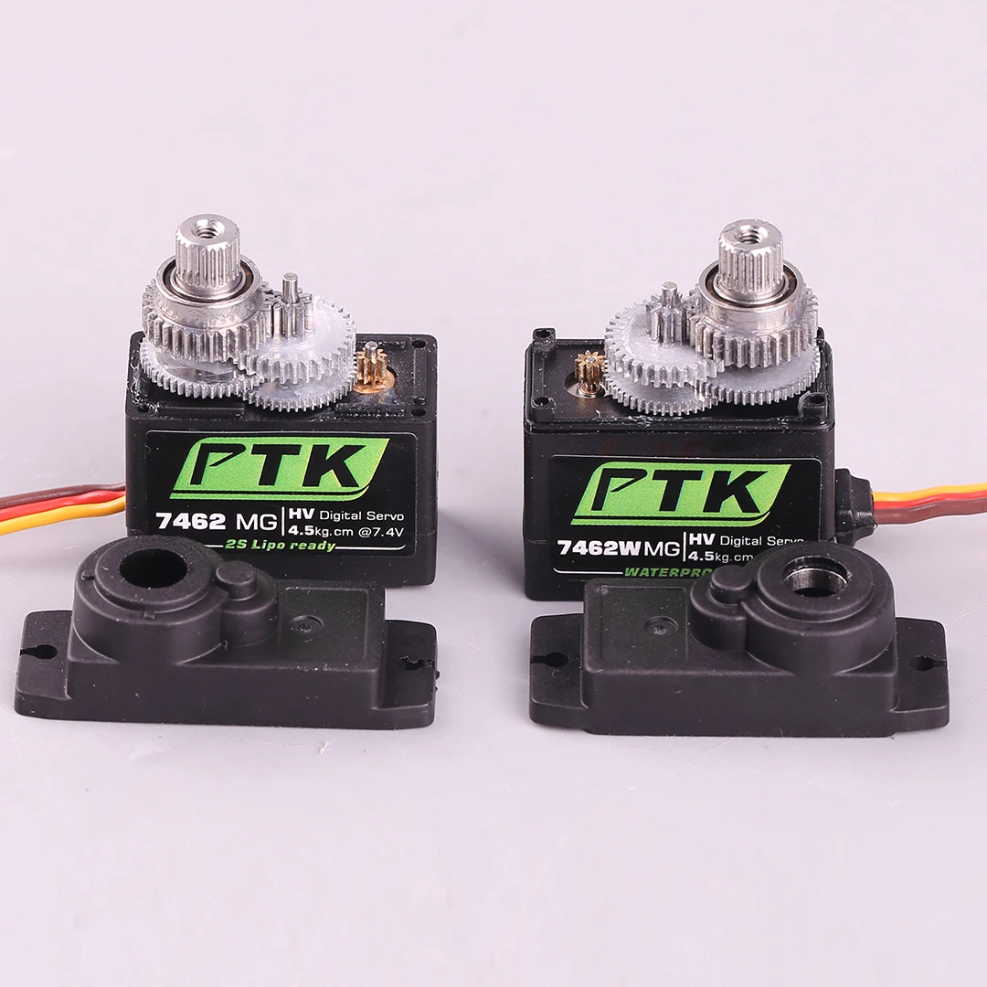 PTK 7462W MG 9g Miniature Digital Servo Waterproof 4kg Torque Robot Fixed Wing High Voltage Servo