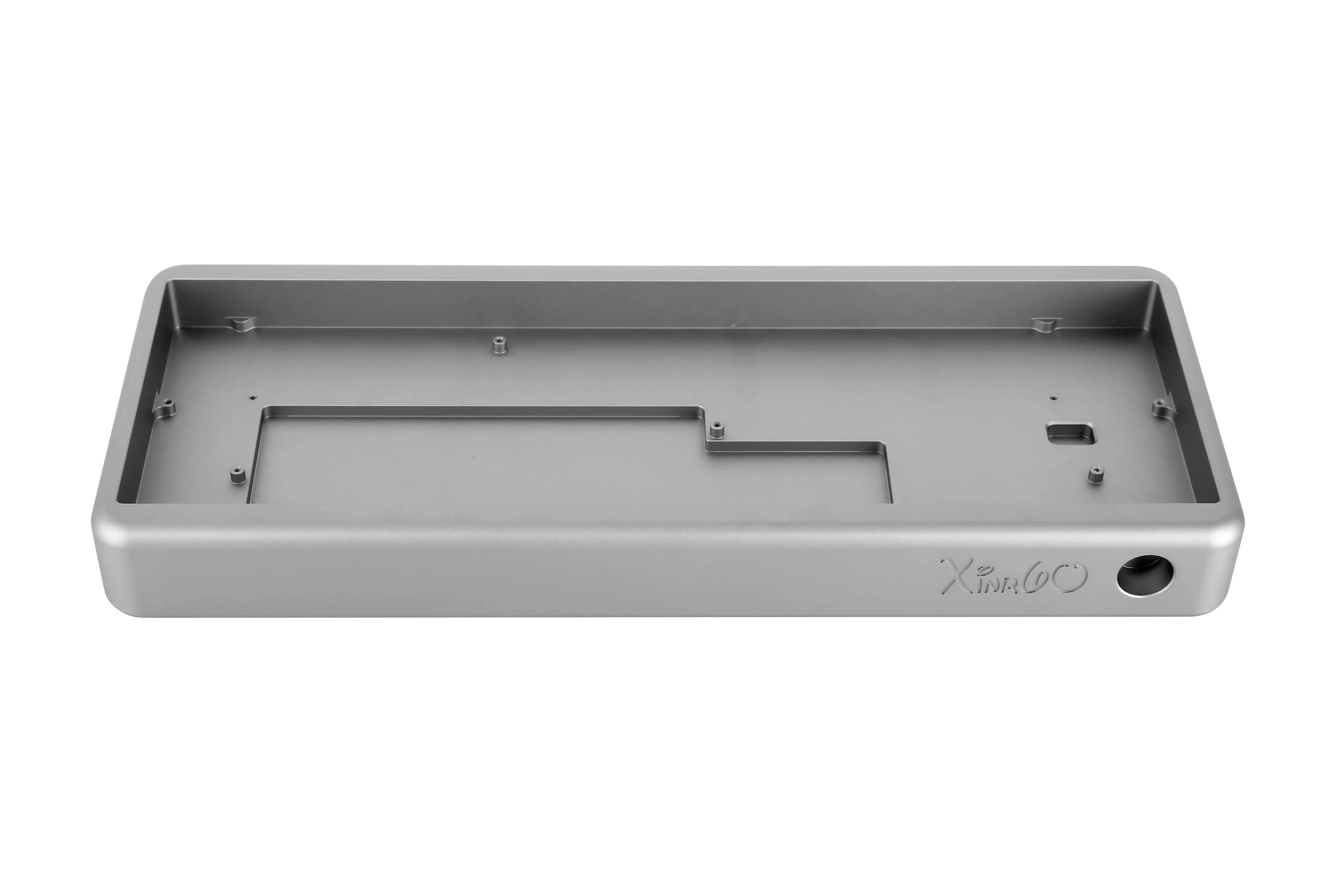 Imagem -04 - Teclado Mecânico do Cnc do Costume Shell do Metal Alumínio Gh60 Adapta Wooting60he Xr60