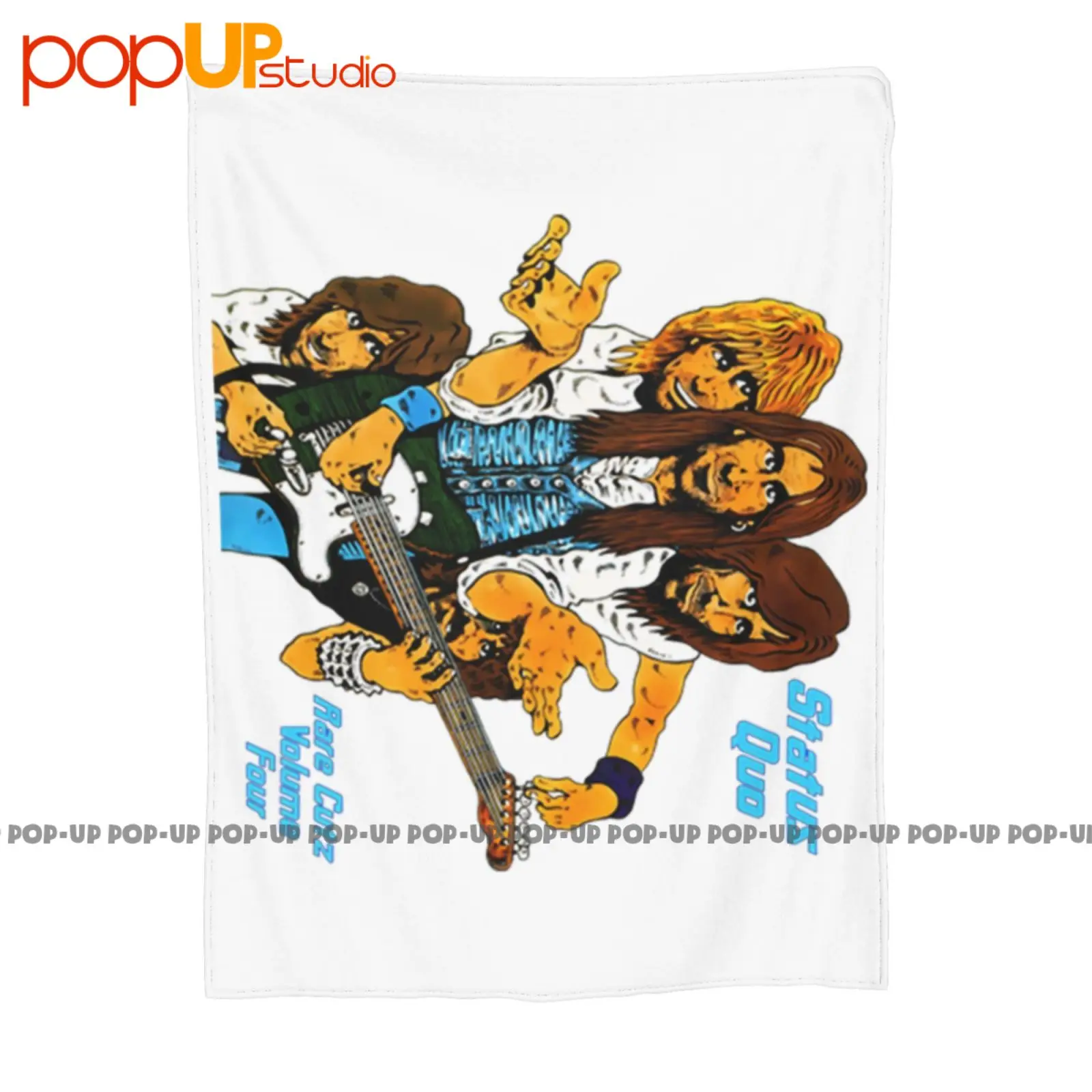 بطانية Status Quo Band Rock فائقة النعومة، غطاء أريكة شتوي، أغطية سرير #2