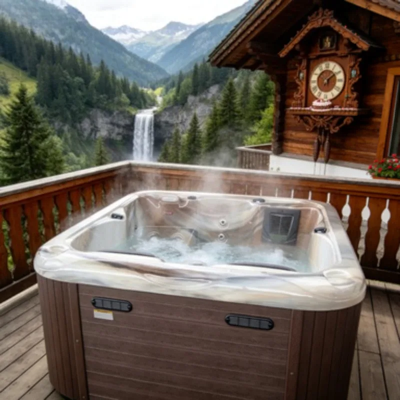 Factory Direct Spa Whirlpool Jacuzzi Massage Bathtub Hydrotherapy Acrylic 6 Person Outdoor Wholesale Price Hot Tub