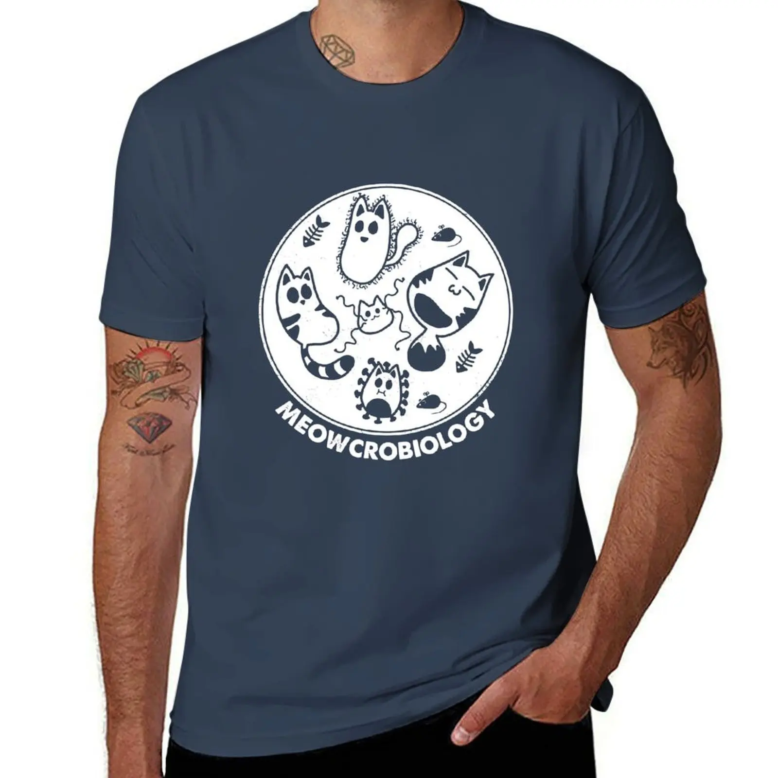

Meowcrobiology T-Shirt Breathable Mesh Panel T-Shirt