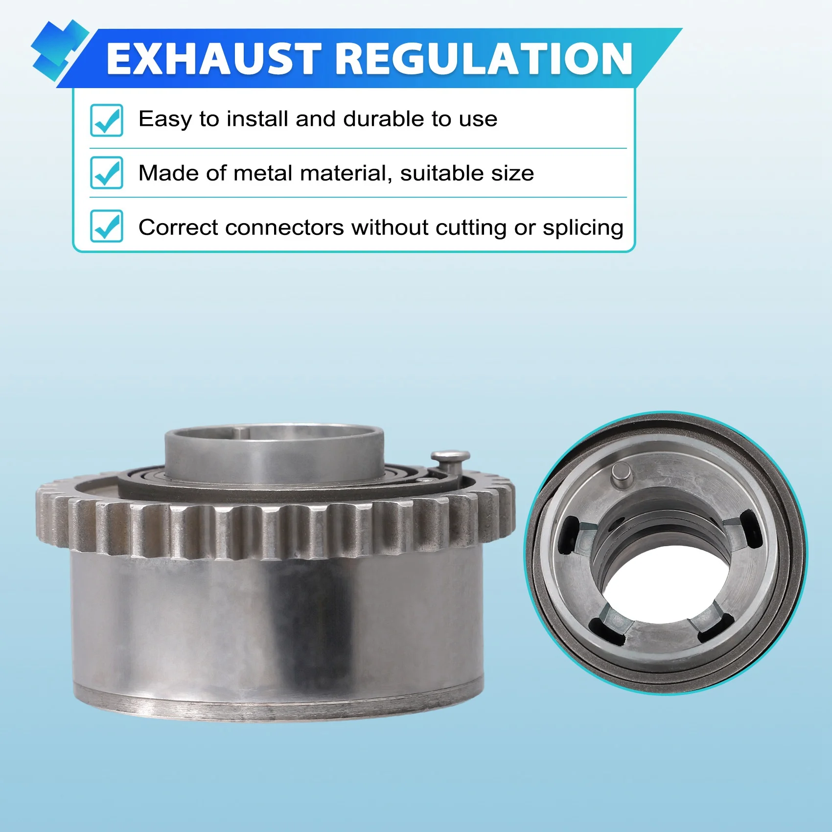 

Exhaust Phase Adjuster Timing Gear VVT Wheel 5184369AH For Jeep Dodge 2011-2022