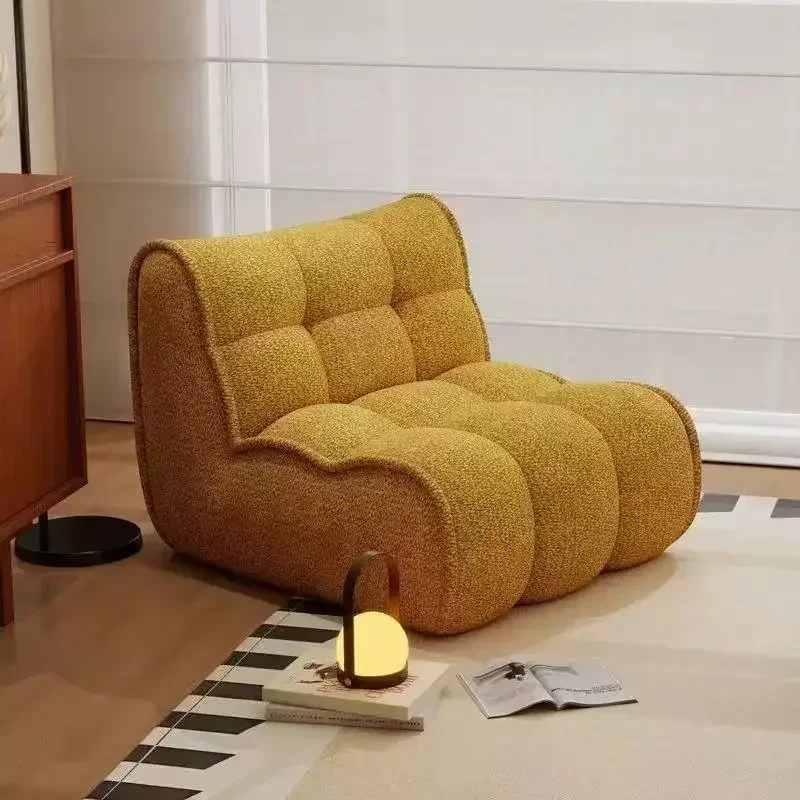 New model Single reading sofa retro adult lazy chair new balcony leisure sofa pedal combination