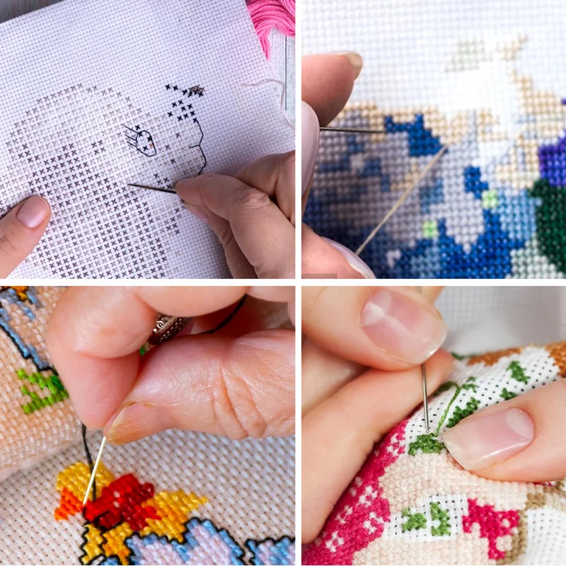 KAOBUY SKC Cross Stitch Tool Clip-on SKC Assemble Plastic Snap Frame Square Shape Embroidery Hoop Embroidery Stretch Square