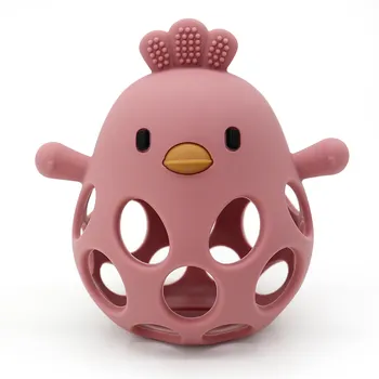Silicone Baby Teether - Chick Design 6
