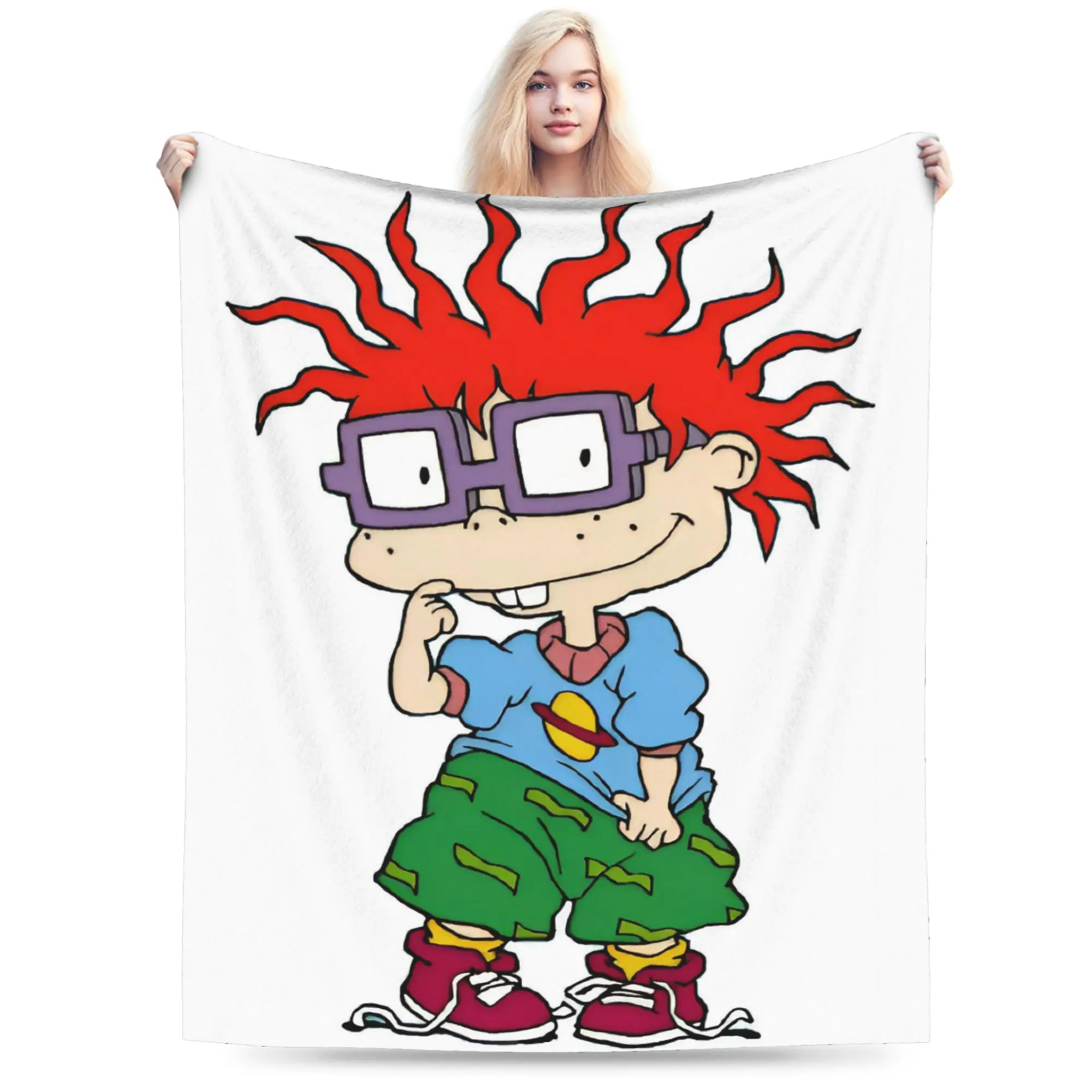 Cartoon R-Rugrats Accessories Blanket Super Soft Warm  Throw Blankets for Living Room 50x60 Inches Multi-size Bedspread
