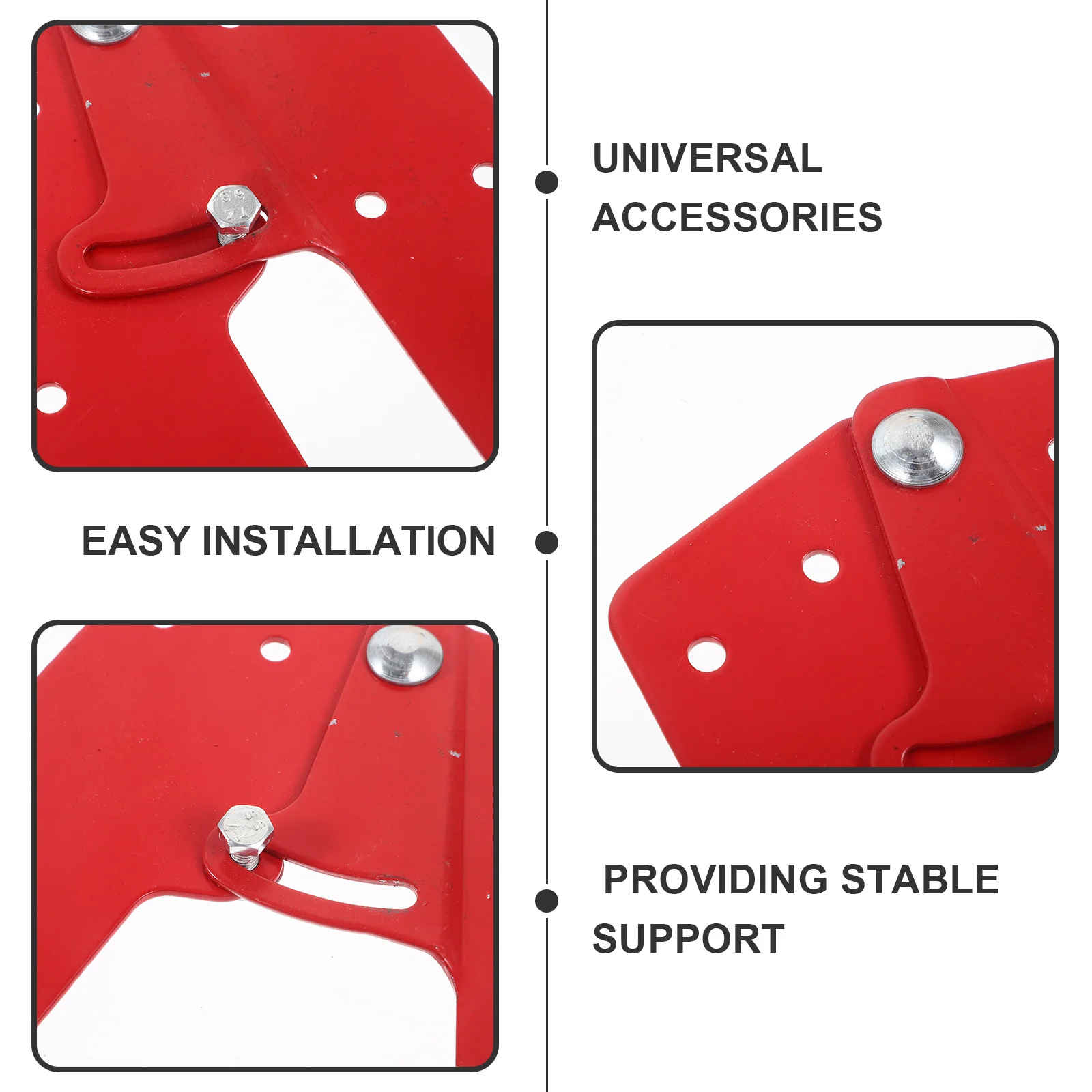 

2pcs Hinge Replacement Kit Heavy Duty Step Hinge Folding Ladder Joint Attic Ladder Attachment Building Tool Parts