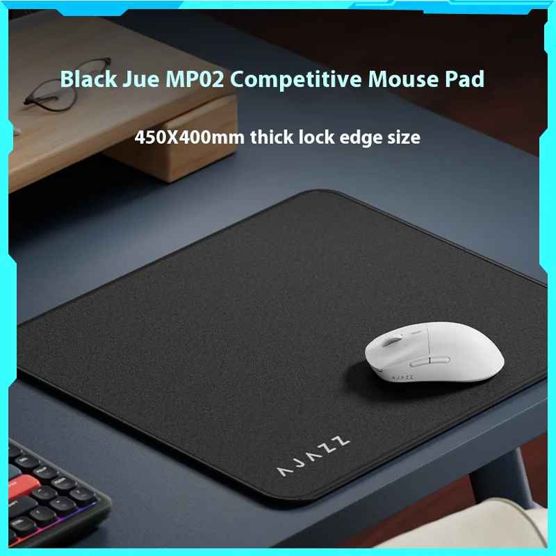 Black Knight MP02 high-density random pattern mouse pad with thick lock edge computer office e-sports games male and female