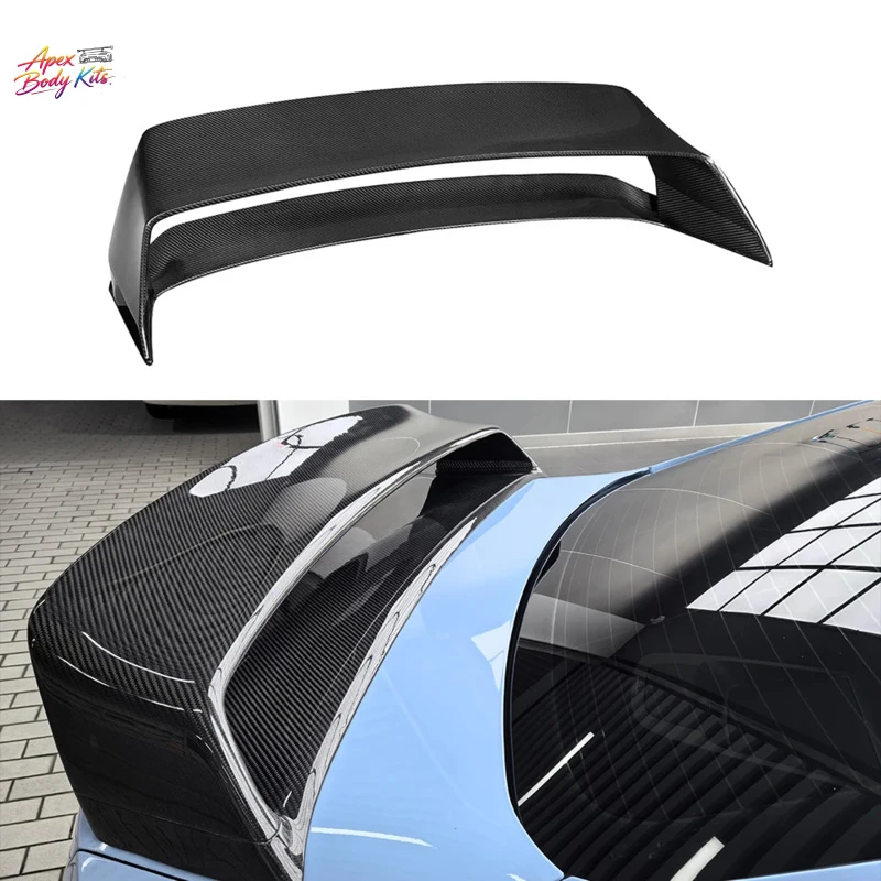 For BMW G87 M2 CS 2023-2026 Dry Carbon Fiber Alpha-N Style Car Body Kits Rear Trunk Spoiler Tail Wing Boot Lip