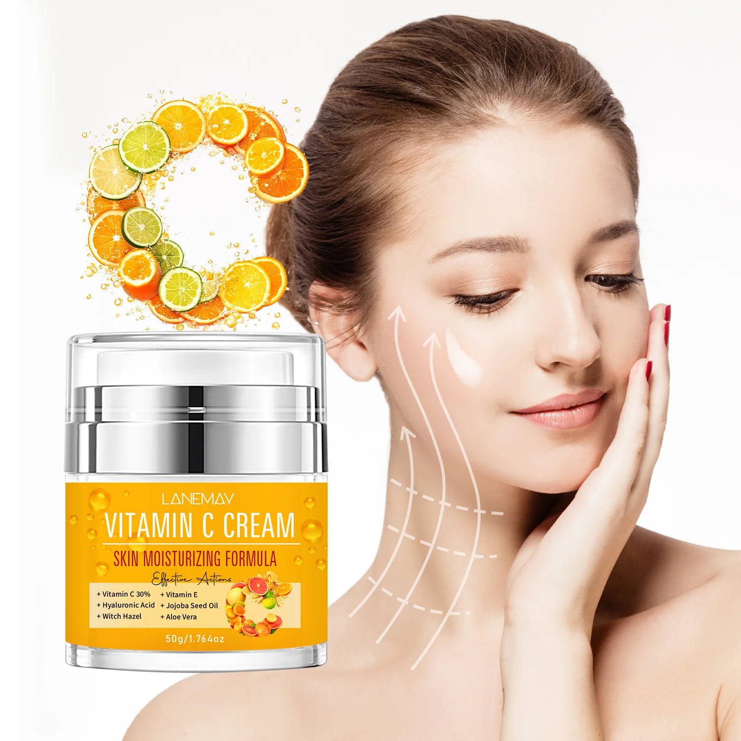 creme-facial-com-vitamina-c-hidrata-profundamente-a-pele-seca-aumenta-a-elasticidade-da-pele-e-absorve-rapidamente-a-umidade-creme-facial-com-vitamina-c-50g
