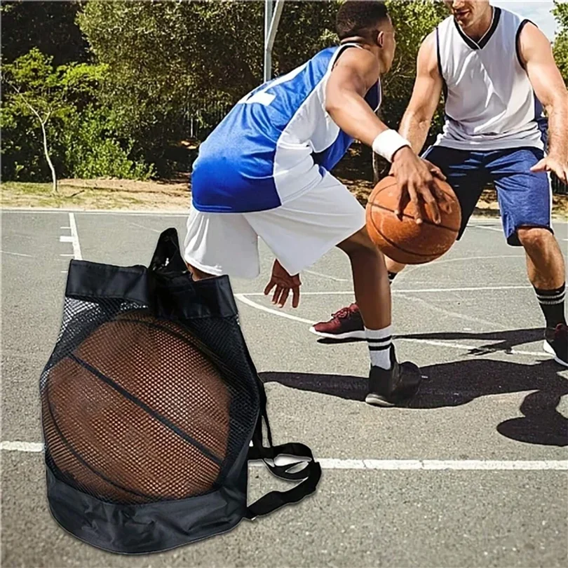 2025 جديد كرة السلة المحمولة شبكة حقيبة كرة القدم في الهواء الطلق كرة القدم تخزين الكرة الطائرة على ظهره الكرة حقيبة تدريب اللياقة البدنية