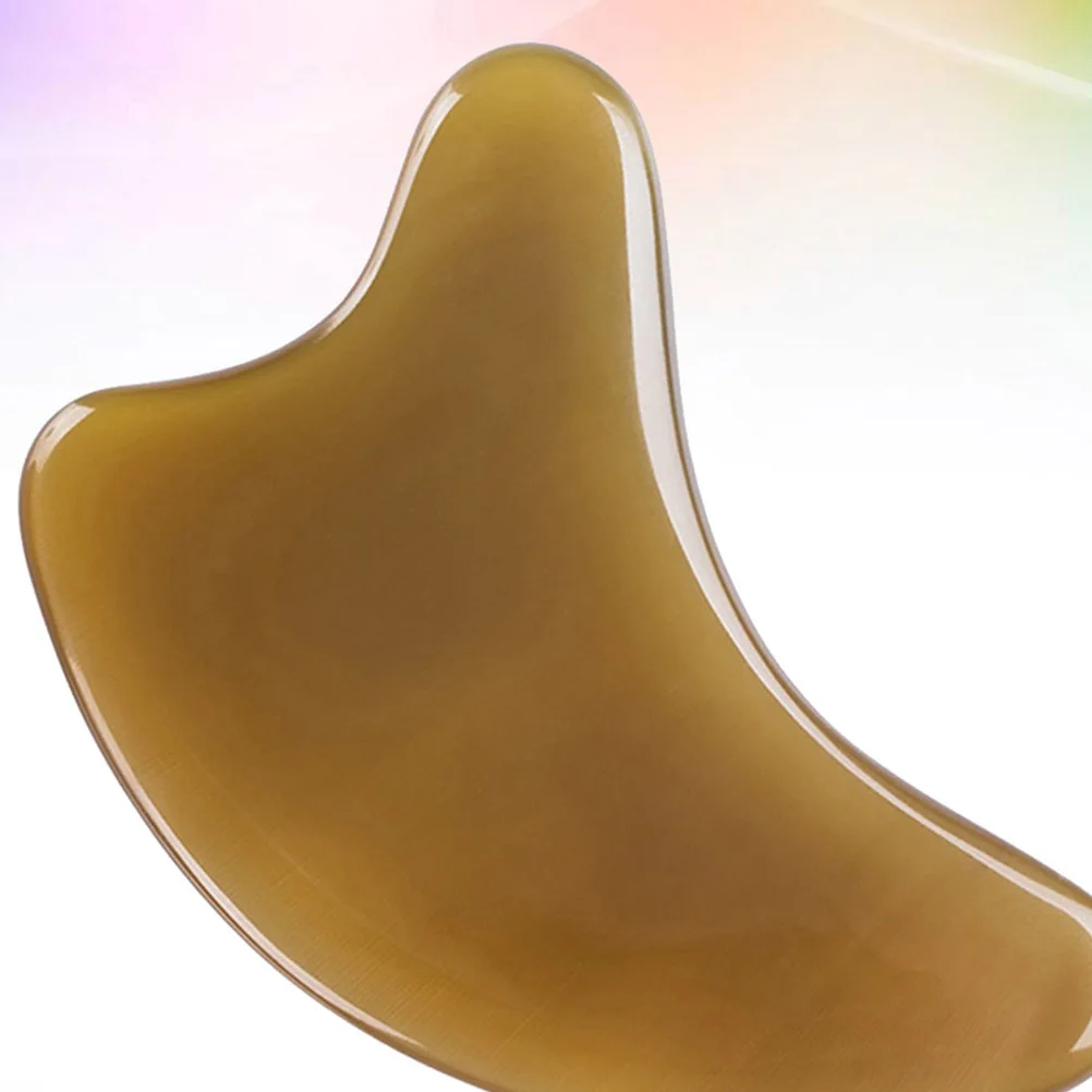 

Ox Horn Gua Scraping Board Facial Tools Massage Pain Relief Skin Care Compact Size Portable Back Massager Beauty Instrument