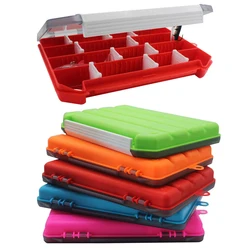 Colorful Single  Layer  Insert  Bait  Box Lure Storage Tool With Insert Function Fishing Accessories Store Boxes Fishing Tackle