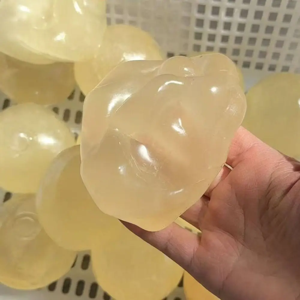 Simulation Rabbit TPR Crystal Ball Transparent Solid Water Ball Pinching Realistic Creative Bubble Rabbit Pinching