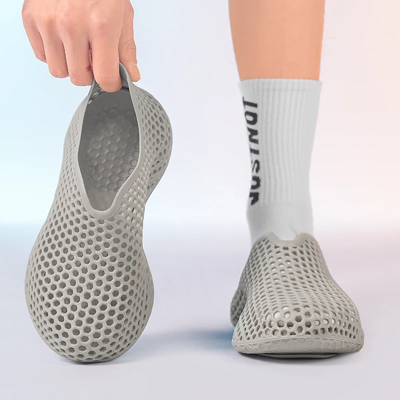 Beach sandals summer men's and women's perforated shoes,parent-child garden shoes water shoes ultra light outdoor walking shoes
