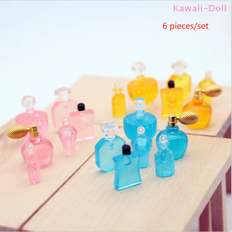 1 Set DIY Harz-Miniatur-Parfüm-Modelle für Puppenhäuser, Ornamente, Deko-Spielzeug und Zubehör