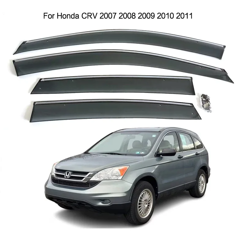 

Suitable for Honda 2007-2011 CRV rain shield injection molded rain shield thickened type non-destructive installation