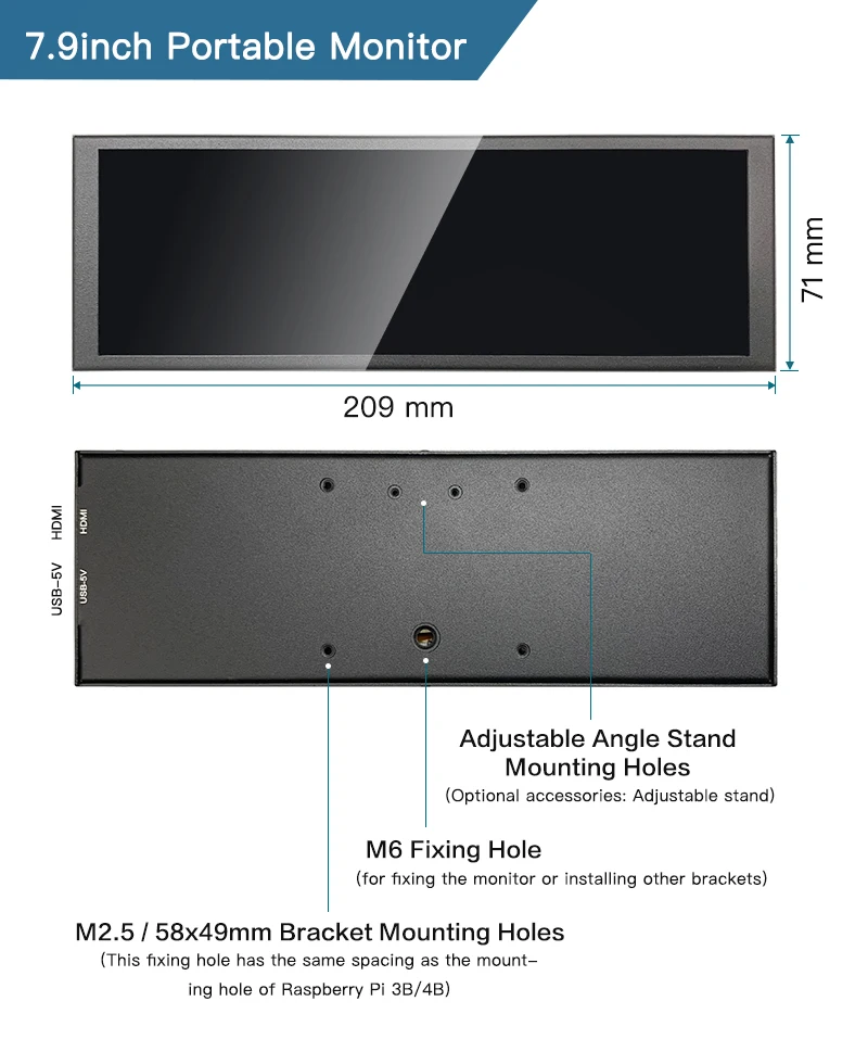 Imagem -06 - Long Strip Bar Tela segundo Monitor Case Touchscreen Display Cpu Gpu Informação Sub Aida64 7.9 400x1280