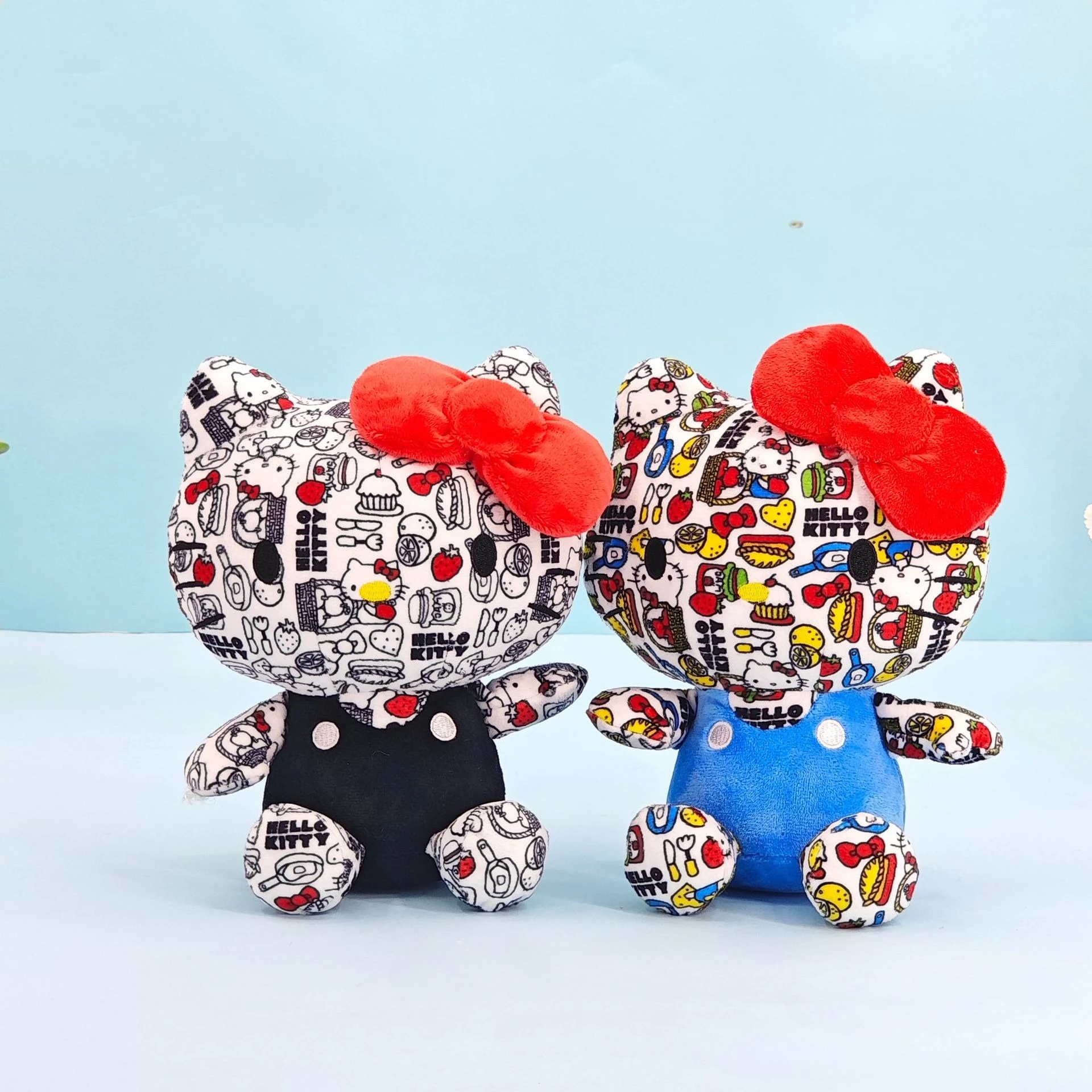 

10-20cm Sanrio Graffiti Hello Kitty Plush Toy Cute Cartoon Anime Figure Stuffed Plush Doll Pendant Girl Kids Birthday Xmas Gifts