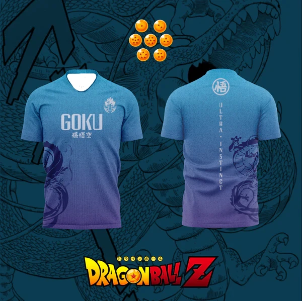 

2025 New Dragon Ball Jerseys, Football Training Uniforms, Bandai Official Authorization, Adult and Child Dual Sizes