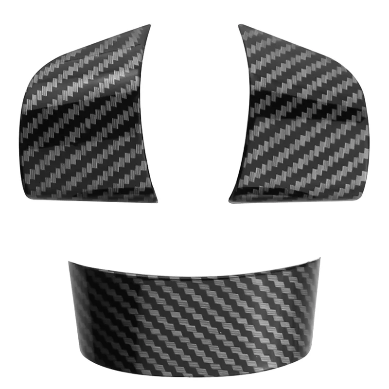 

Carbon Fiber Car Steering Wheel Buttons Panel Cover Sticker Interior For Ford Focus 2005-2014-X59A