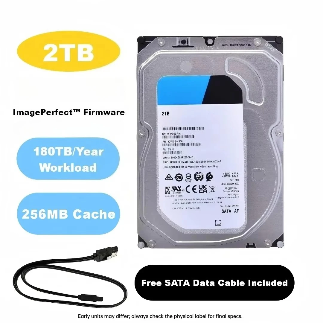 FOR ST2000VX017 2TB Monitoring Dedicated desktop Mechanical Hard Disk 2TB Video Recorder