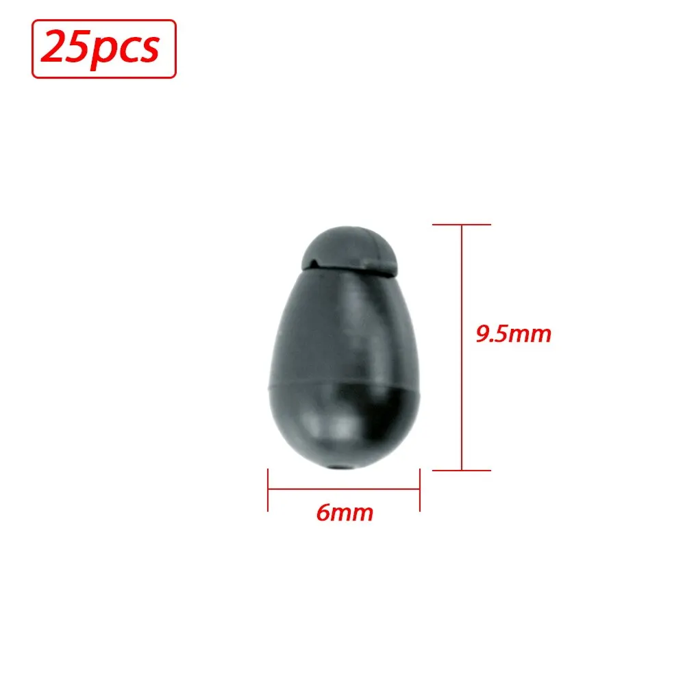 Hirisi 25 stks Quick Change Kralen Karper Visgerei Haak Links Methode Feeders Accessoires Pack van 25