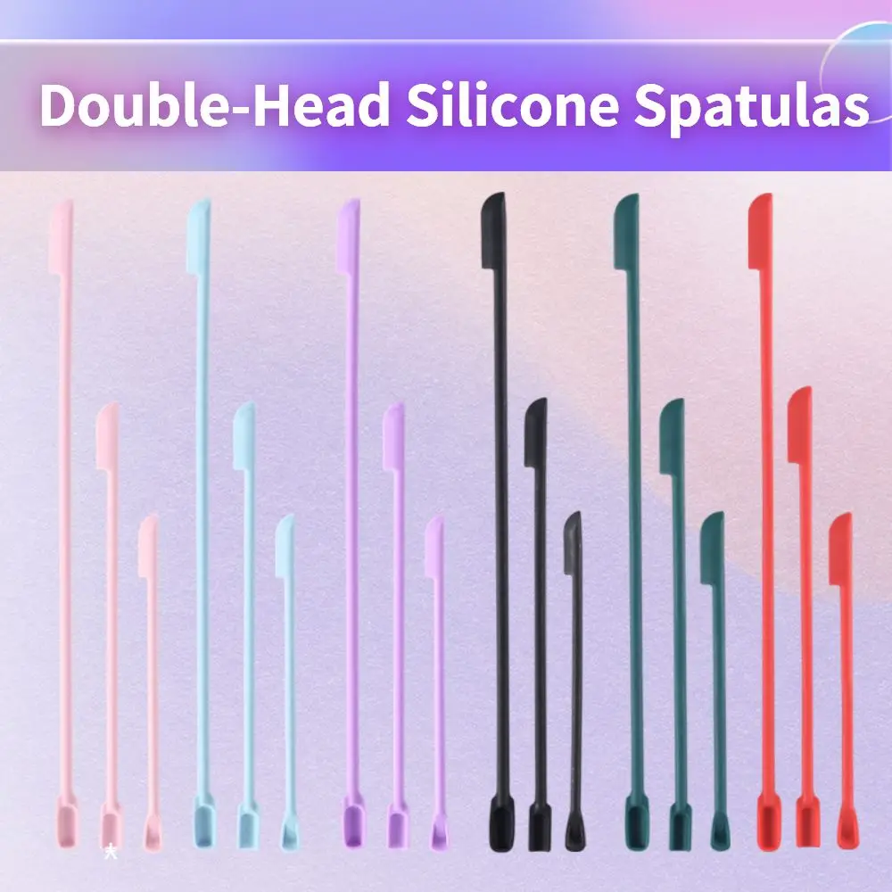 Accesorios de cocina suaves, herramientas de belleza para crema, cepillo para mascarilla facial, cuchara cosmética, raspador de botella profunda, brochas de maquillaje, espátula de silicona