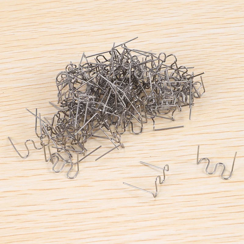 1000Pcs 0.6Mm Hot Staples For Hot Stapler Plastic Repair Wave Staples Bumper Bodywork Repairs 0.6Mm S Wave Staples