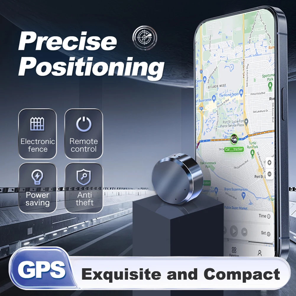 GPS Mini Magnetic Car Locator Real-Time Tracking Anti-loss Locator GF11 Locator Remote Voice Control