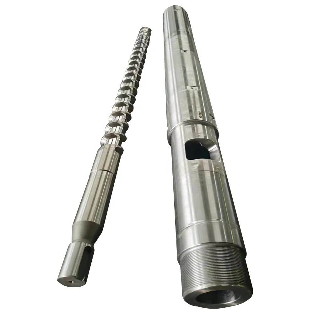 

High Quality Bimetallic Single TMC Molding Machine Two Metal Screw Barrel For Plastic & Rubber Machinery Parts