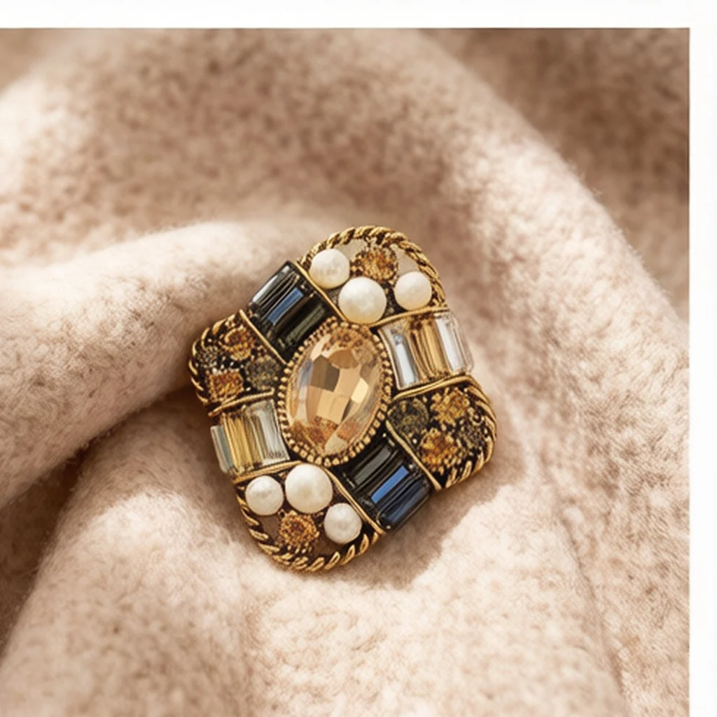 New Business Banquet Brooch DIY French Style Personalized Clothing Pin Light Luxury Waterproof European Retro Style Brooch Personalized Outfit Versatile Exquisite Brooch Brooch Collar Accessory Shoe Badge Metal Buckle Badge Brooch Corsage Commuter Shoe Metal Badge Themed Brooch