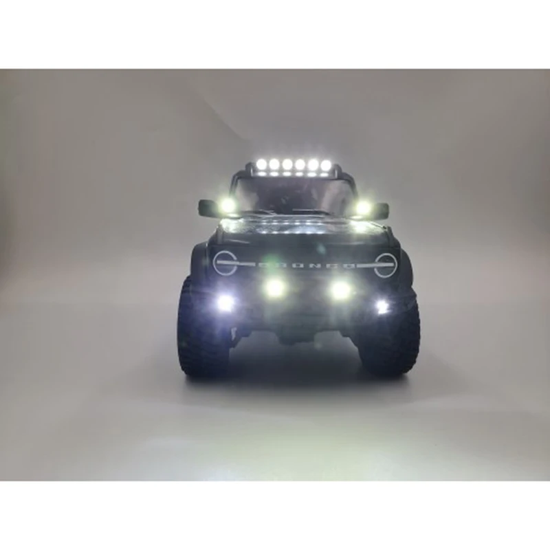 TRX4M 클라이밍 카 LED 범용 스퀘어 스포트라이트 램프, 1/18 RC 크롤러 자동차, Traxxas TRX4-M 디펜더 D90 D110 브롱코, 1 쌍