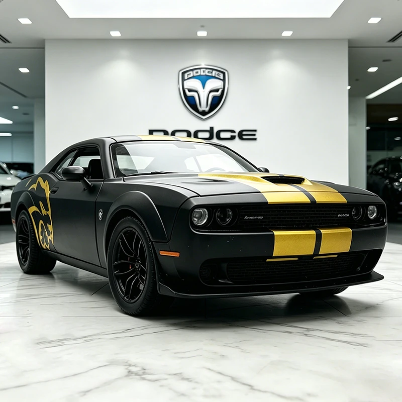 1-24-ダッジ・チャレンジャー-srt-ヘルキャット-合金製ダイキャストカー＆車両-カーモデル-ミニチュアスケールモデルカー-コレクションギフト用