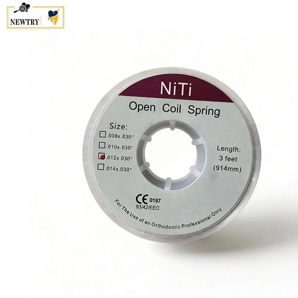 914mm/Roll Orthodontic NiTi Open Coil Spring 008/010/012/014