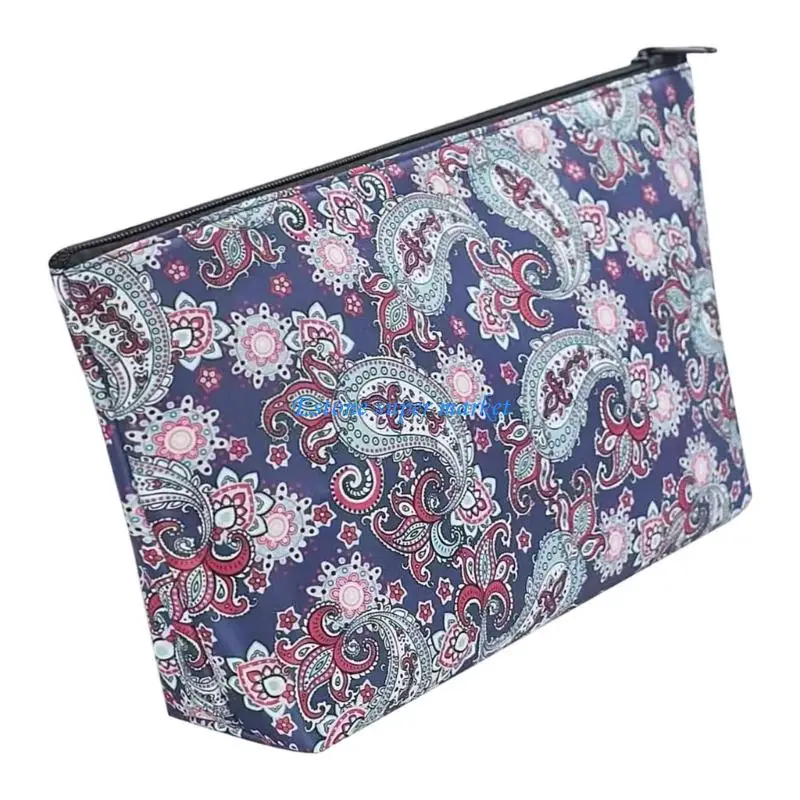 090B Portable Mahjong Tool Storage Bag Large Compartments Canvas Fabric Mahjong Organiser Pouches For Hobbyist and Collector