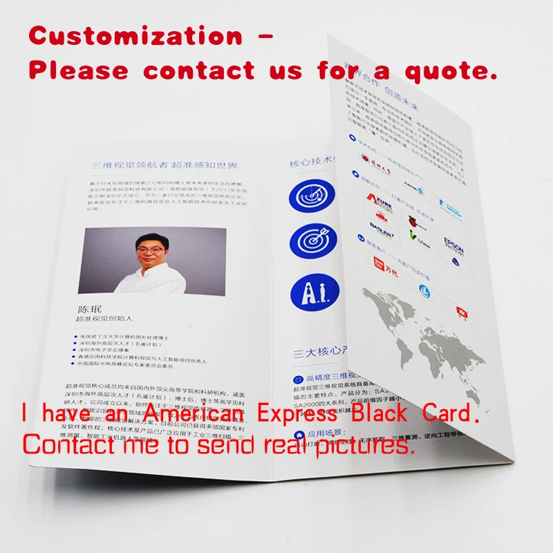 

custom.OEM Custom Printing Product Leaflet Flyer 3 Fold Leaflet Brochure Printing
