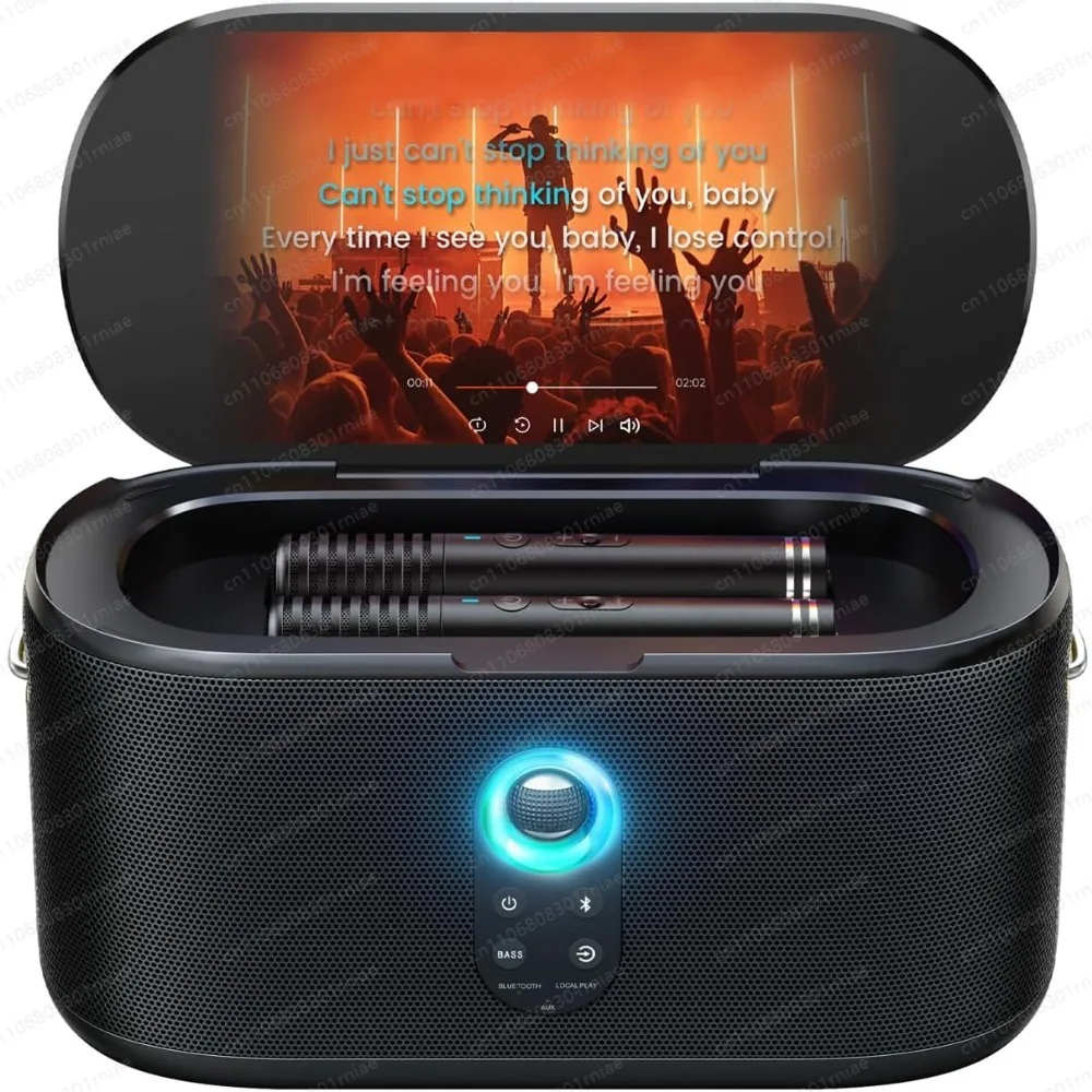 Karaoke Machine for Adults, w/Lyrics Display,10.1