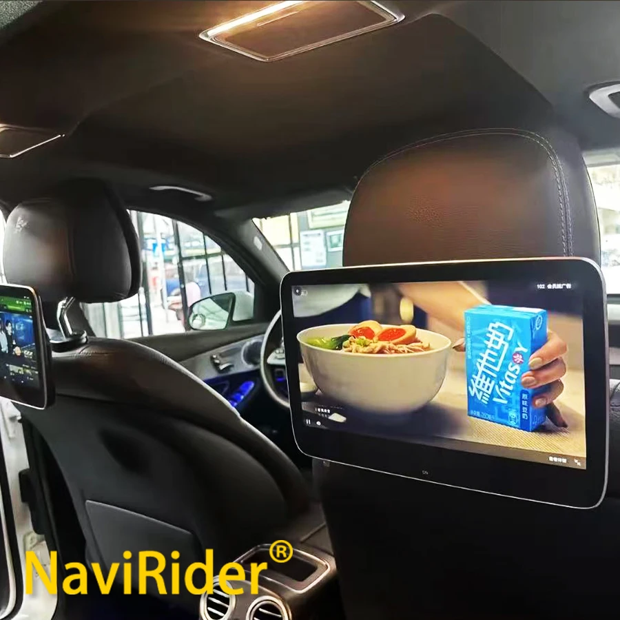 For Benz GLS GLE G Class S Class E Class ML Stereo Video Player Screen Back Seat Entertainment Android Headrest Car Accessories