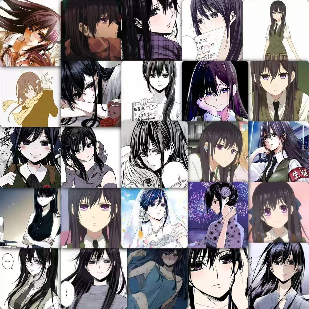 

10/30/59pcs Girls Aihara Mei Cartoon Stickers ‌Citrus Anime Sticker Laptop Suitcase Scrapbooking Luggage Characters Cartoon Dec