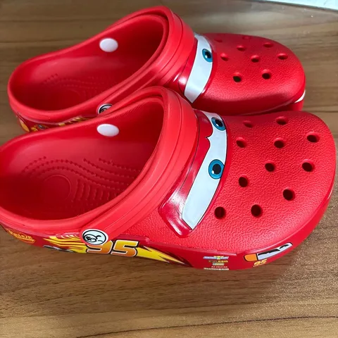 Тапочки из мультфильма Disney Pixar «Молния Маккуинс», водонепроницаемые, повседневные, дышащие, с фиксатором щиколотки, из ЭВА, подарок топ 8 миниатюрная мышь - №1