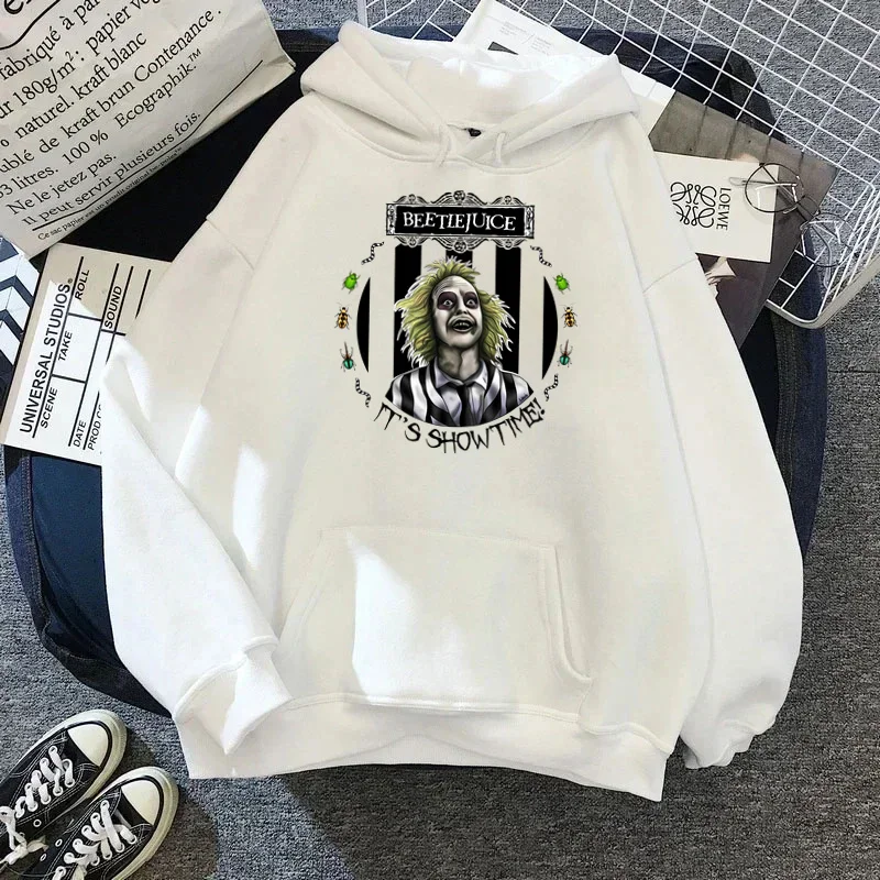 Beetle-Juice Hoodie Woman Clothing Women's Sweatshirts Y2k Clothes Long Sleeve Hoodie Y2k Woman Clothing Hooded Shirt Hoodies