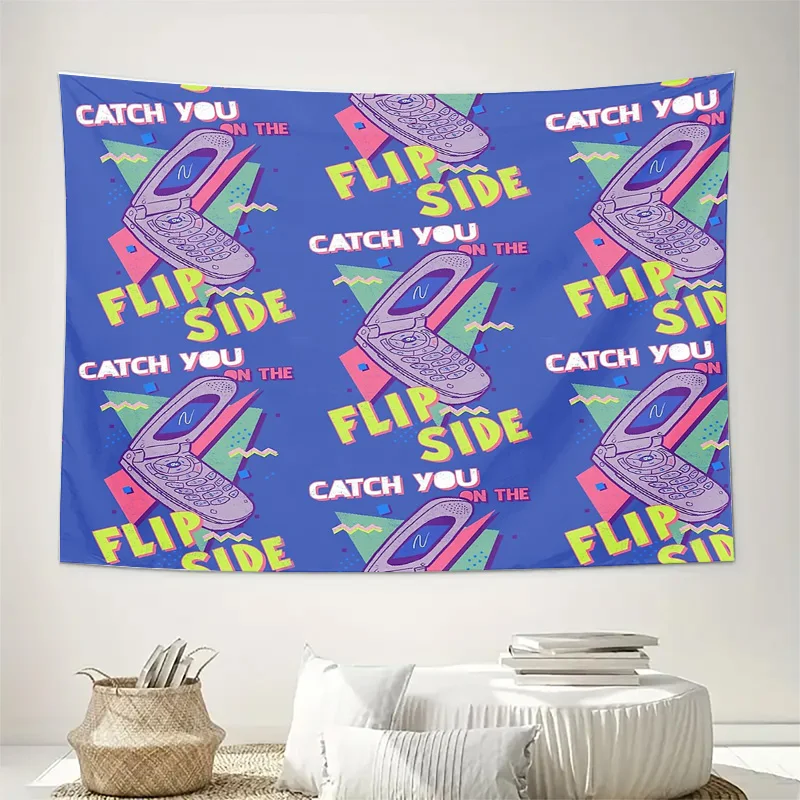 Vintage Tapestry Aesthetic Room Decor Wall Hanging Grunge Vaporwave 90s Music Festival Backdrop College Dorm Decor Gift