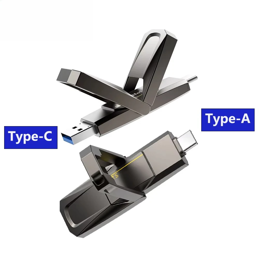 Netac US5 USB3.2 Gen 2 128G 256G 512G 1T Type-C Solid State Pen Drive 550MB/s Flash Drive USB Free Shipping for Phone and Laptop